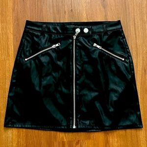 Women’s leather skirt